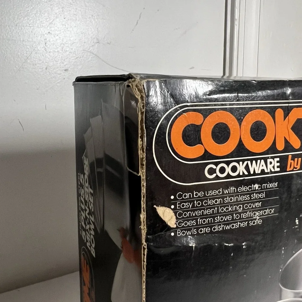 Cooktime Cookware By‎ Ken Carter Stainless Steel Mix And Store Bowl Set